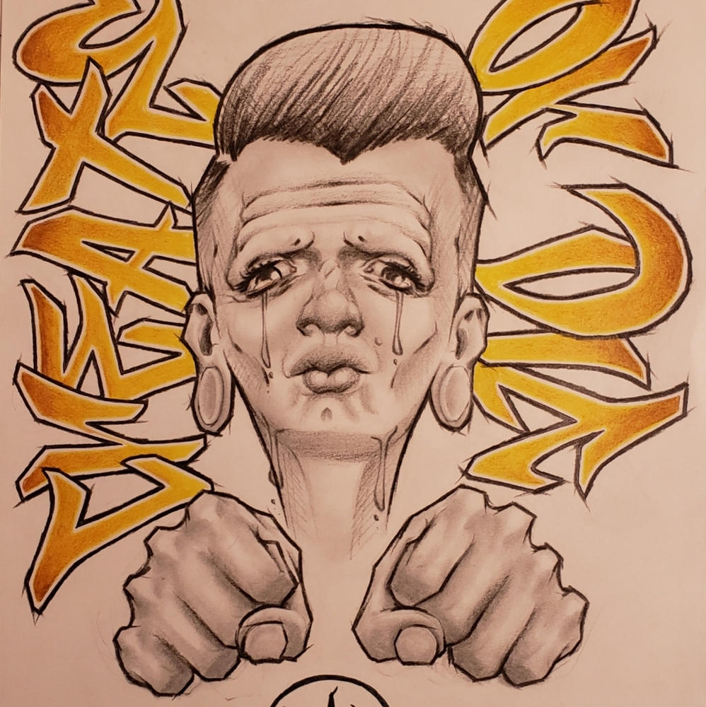 A.W.E Original Artwork "As We Evolve" Art Gallery Graffiti Artist - Picture 6 of 14